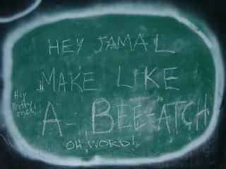 chalkboard liberation (detail)