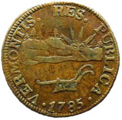 A coin from the Vermont Republic