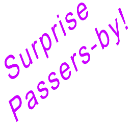 Surprise Passers-By!