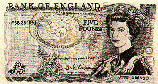 Boggs’s &ldquo;Drawing of a &pound;5 Note&rdquo;