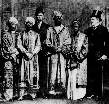 The Abyssinian delegation