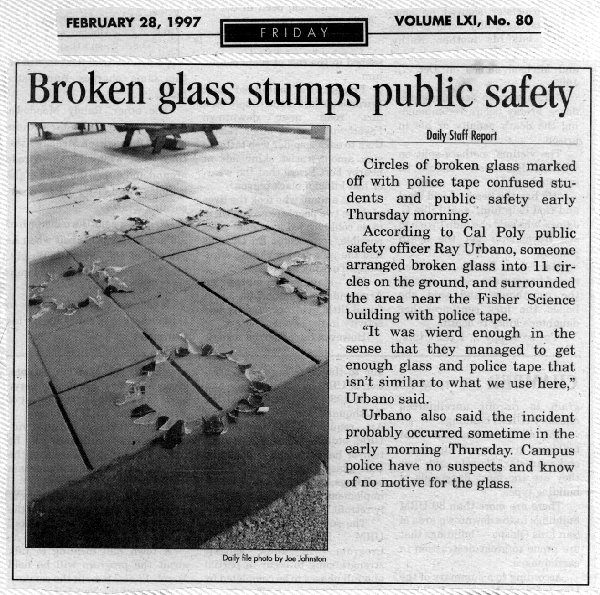 Newspaper photo and article
